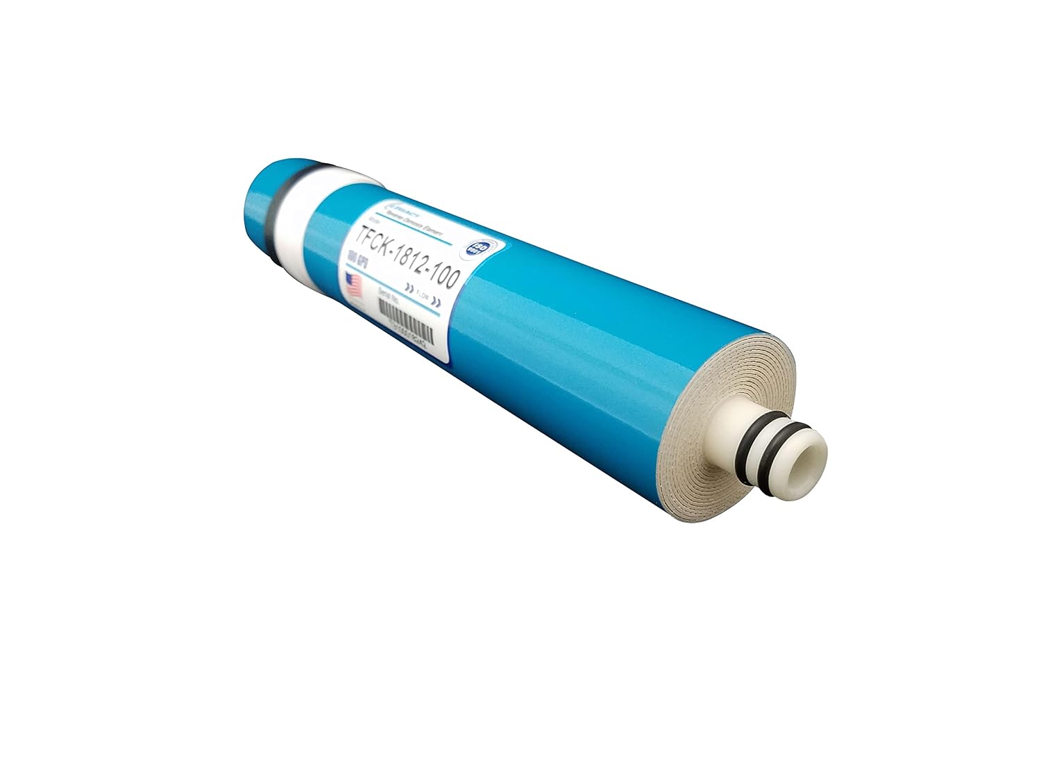 PureT TFCK-1812-100, Reverse Osmosis Semipermeable Membrane Filter - 100 Gallon per Day Capacity - Water Filter for Sediment, Mineral and Chemical Purification, Lifetime 2 Years
