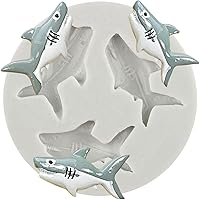 Vista 10 de Moldes de silicona para fondant, molde de caramelo de chocolate con delfín para decoración de pasteles, pasta de goma, arcilla polimérica