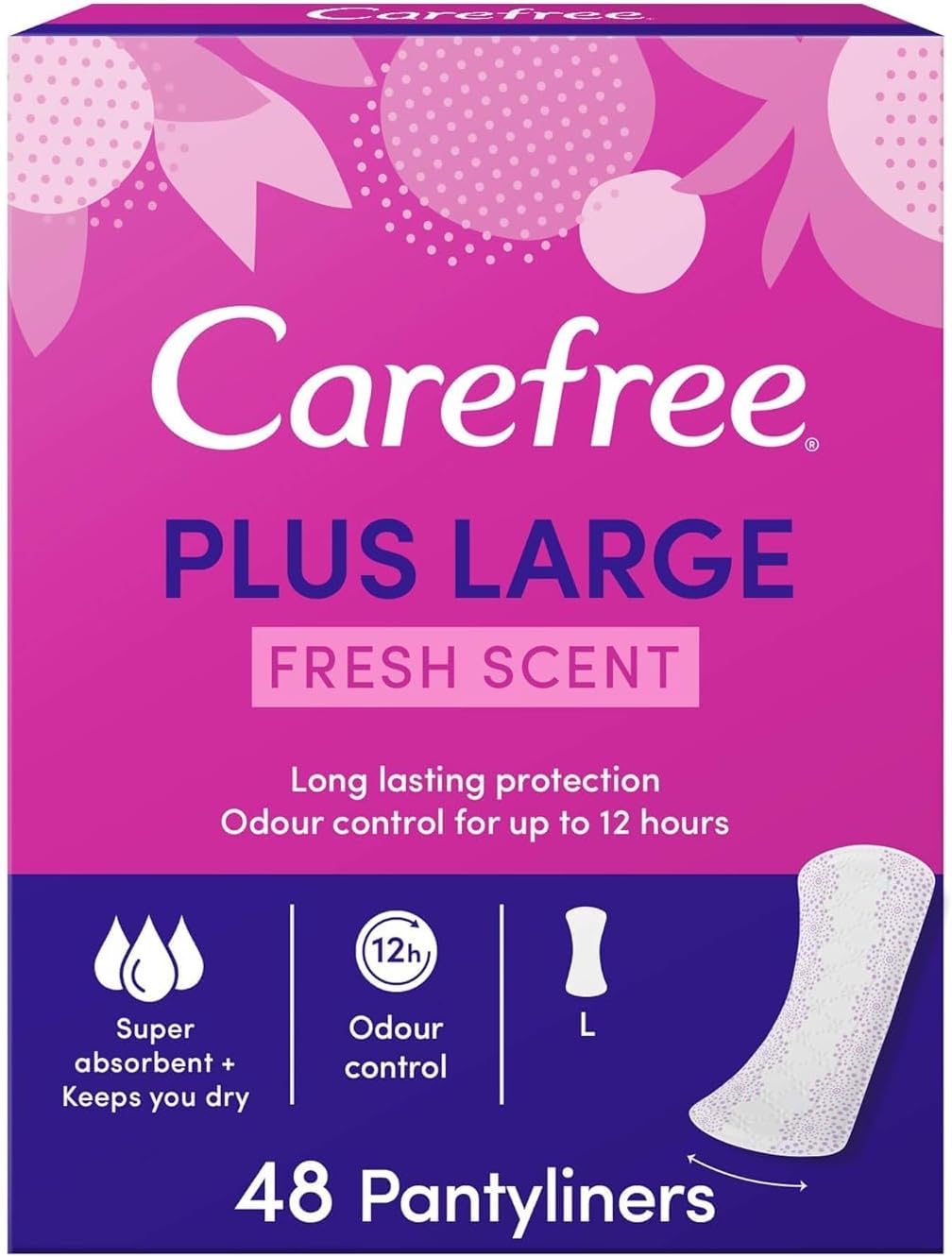 Carefree Pantyliners, Fresh Scent,...