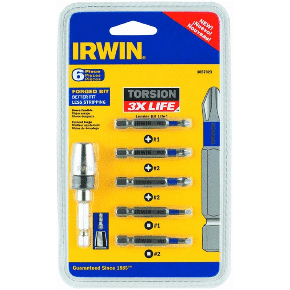 IRWINIndustrial Tools 3057023 Torsion Bit Set, 6-Piece