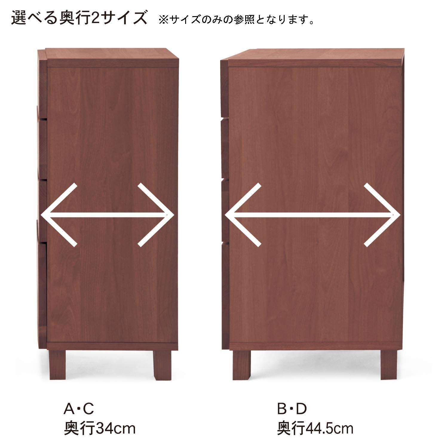 Amazon｜[ベルメゾン] キャビネット アルダー材 ナチュラル C 幅
