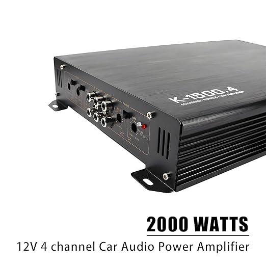 Amplificador de Potencia para Auto 4 Canales 2000W 12V CUCNEXT miniatura 3