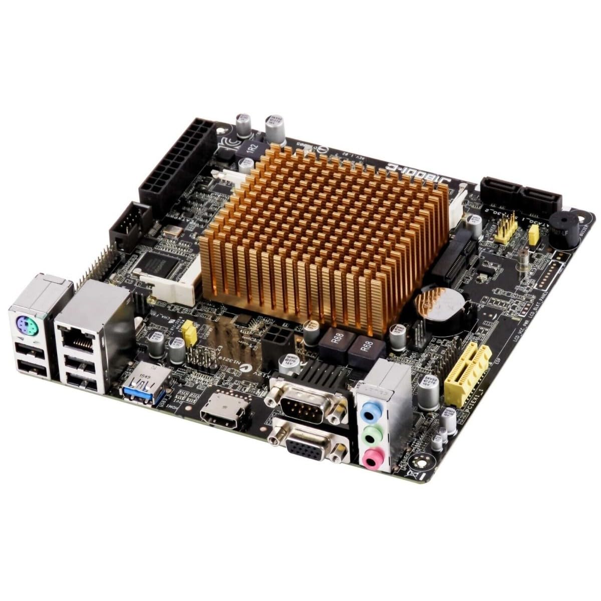SIMPLETEK - Mini PC Assemblato SFF | Processore J1800 RAM 16GB SSD 240GB | Linux | 5x USB VGA HDMI PS2 RS232 LAN (Ricondizionato)
