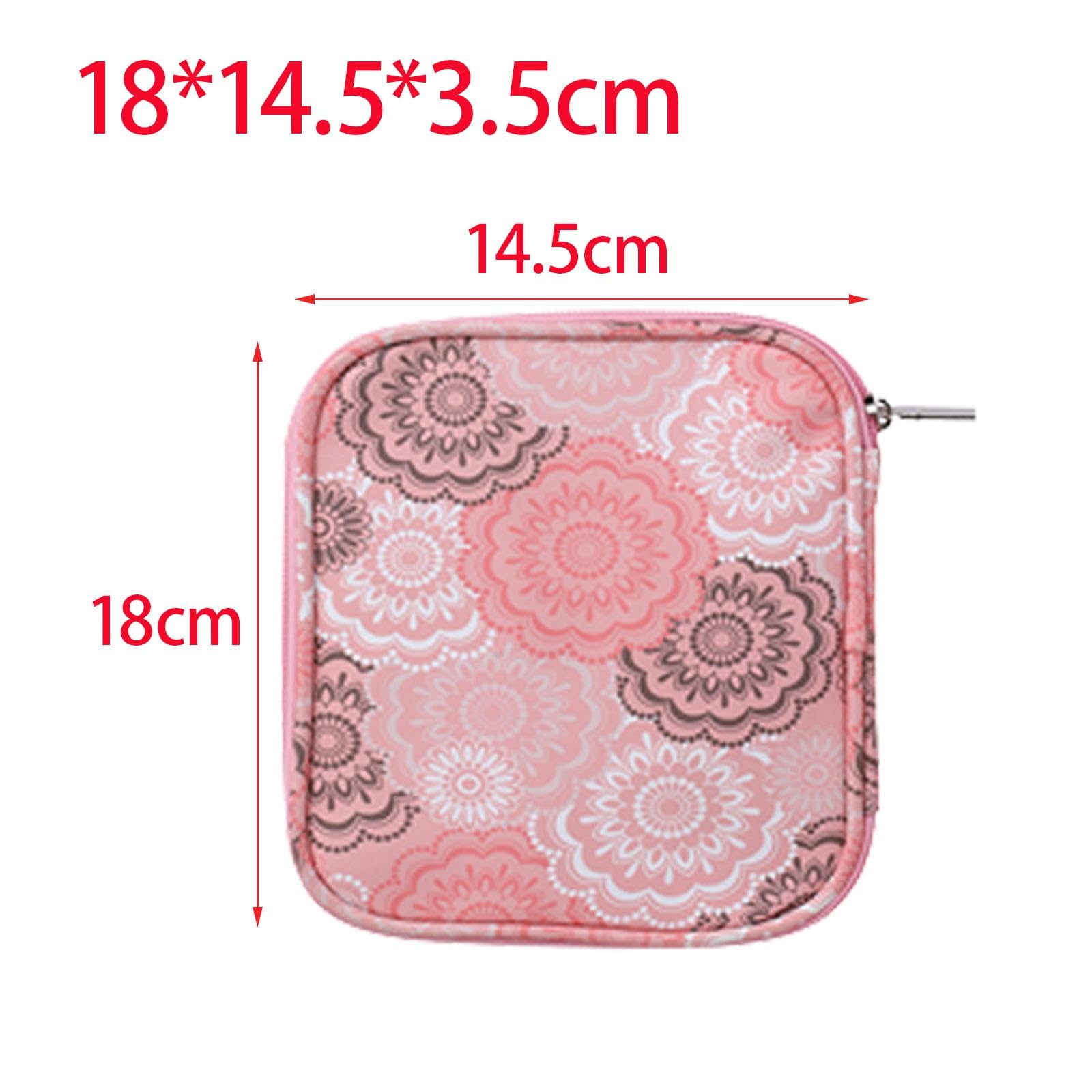 Juego de 5 agujas de tejer, bolsa de almacenamiento, accesorios de ganchillo, organizador de ganchillo, 18 x 14,5 cm