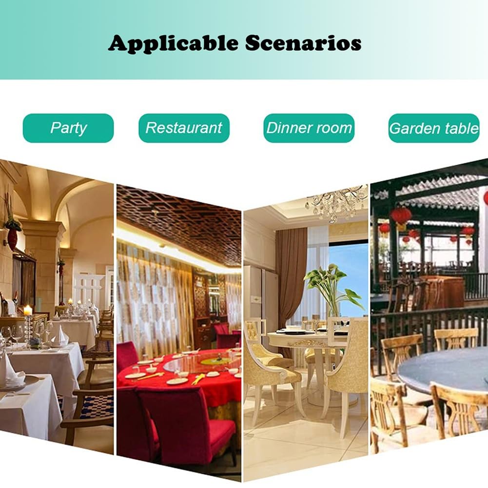Plateau tournant tournant à 360° Lazy Susan pour partager et servir des aliments sans effort