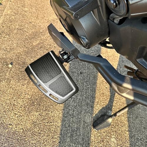 Repose-pieds large Rebel 1100 CMX pour moto Honda 2021-2023 argent - 2