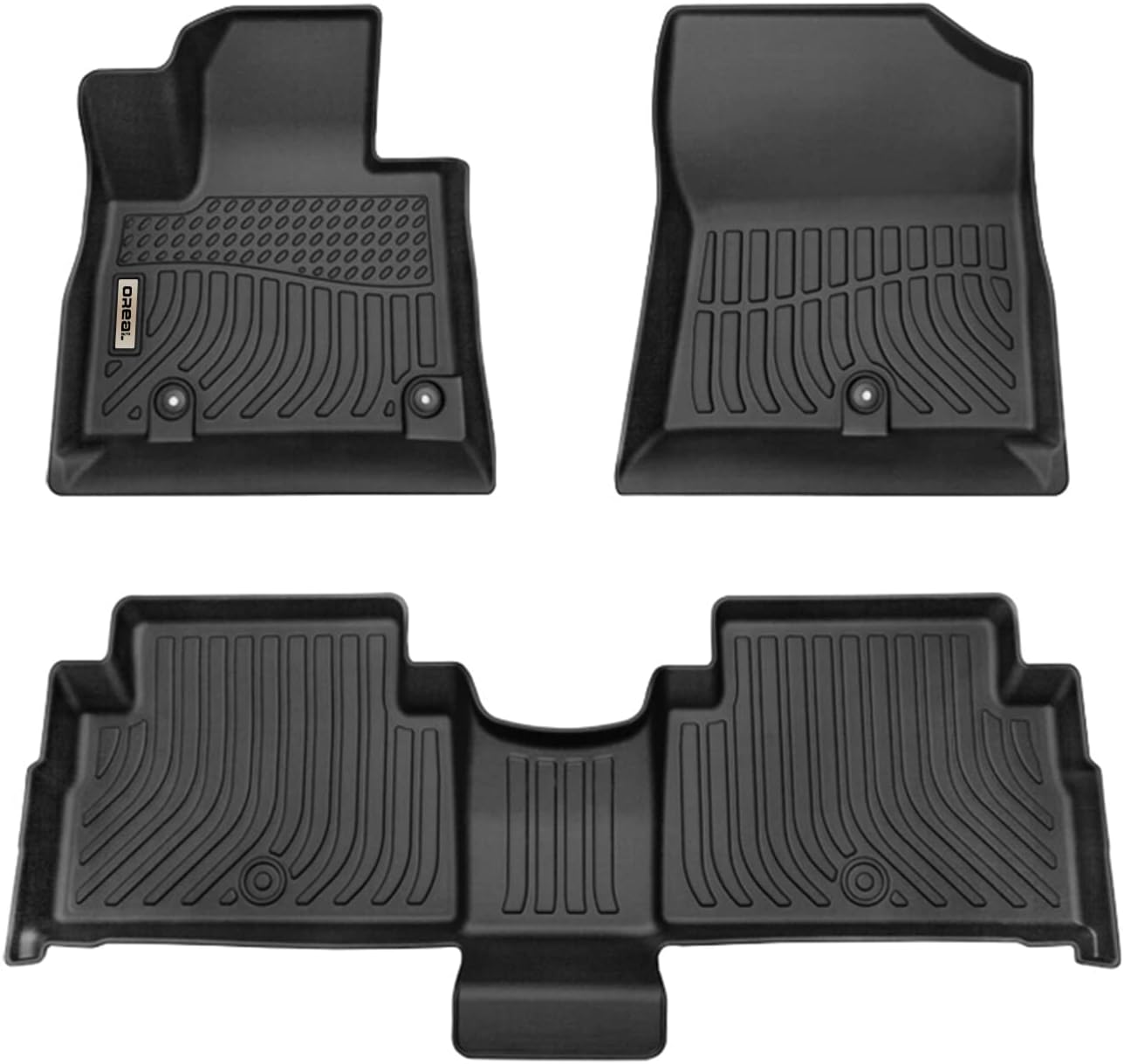 orealtrend Black Floor Mats Liners Replacement for Hyundai Santa FE 2021 2022 2023