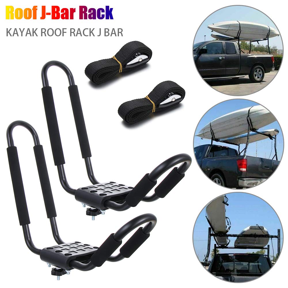 Buy Riiai 1 Pair Kayak Rack,Double Folding Rail Storage Holder with