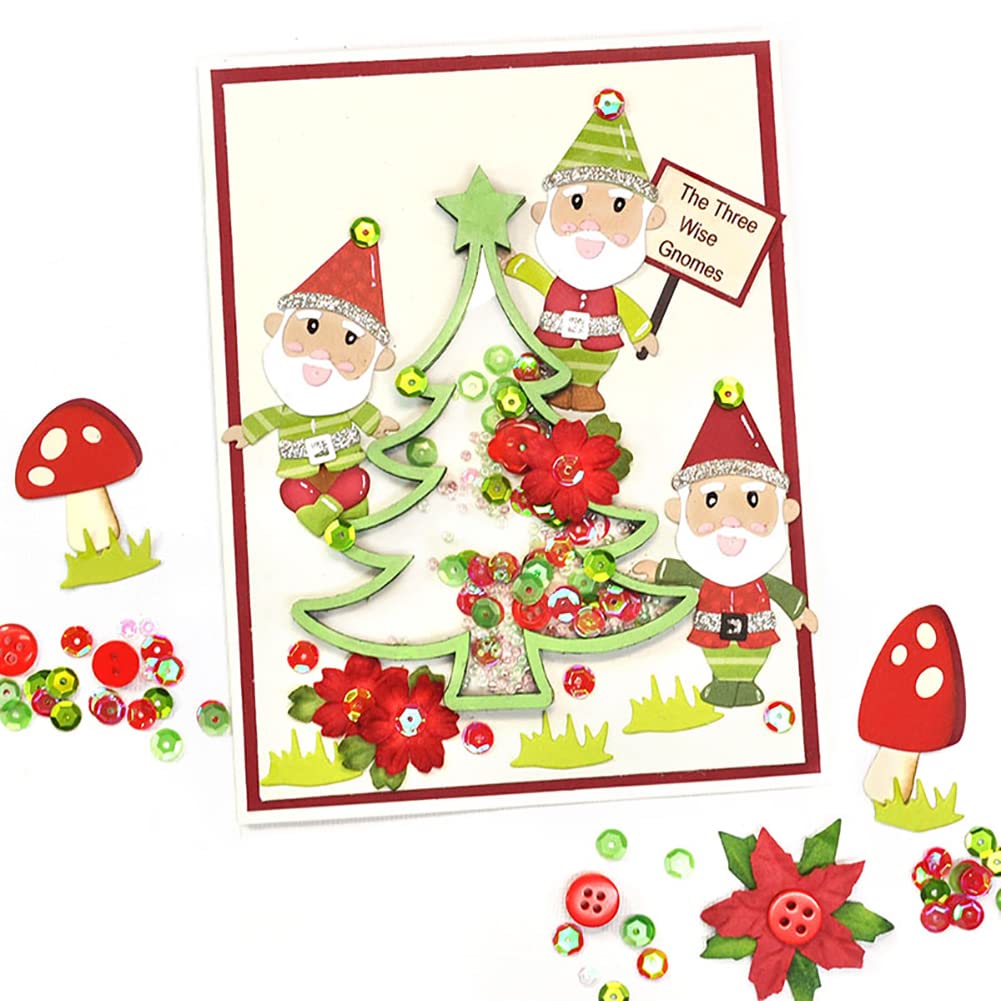 Weihnachts-Stanzschablonen Set – Metall-Stanzen Für Shaker-Karten, Geschenkboxen & DIY