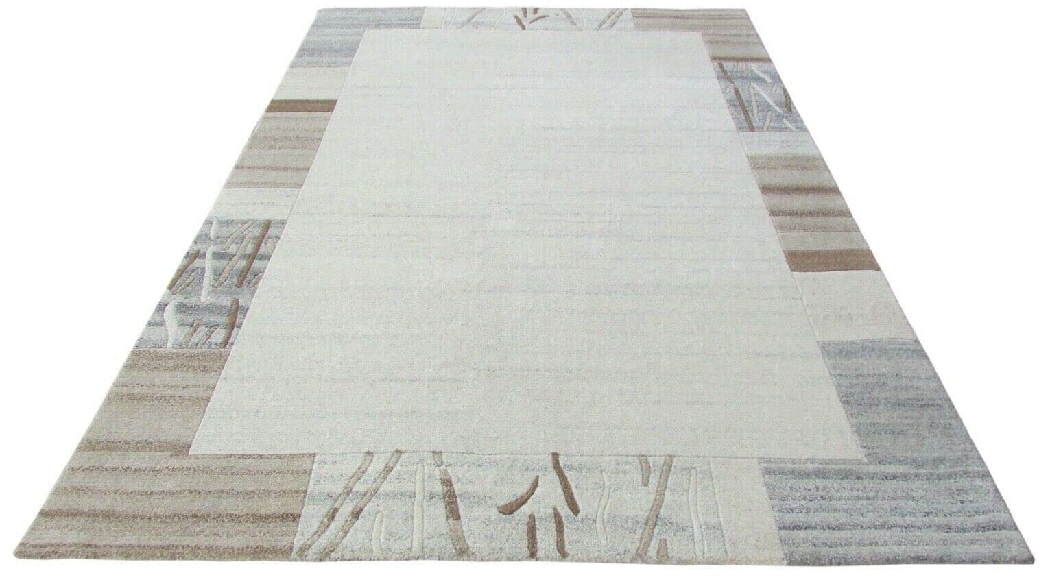 Tapis Everest Népal 60x90 Cm - 100% Laine Noué Main - Motif Montagne Multicolore