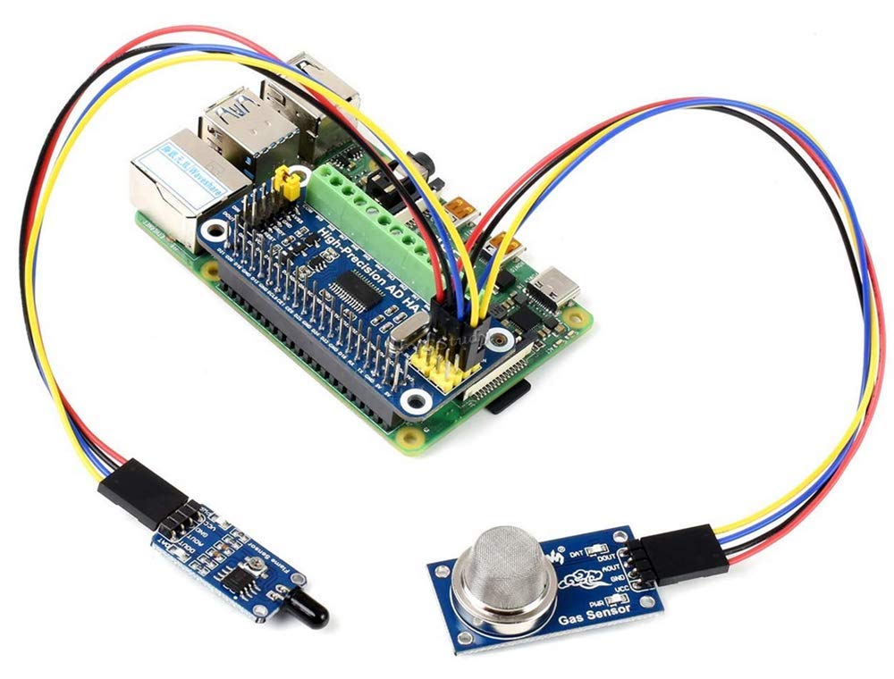 Amazon.com: for Raspberry Pi High-Precision AD HAT with 32-Bit ADC
