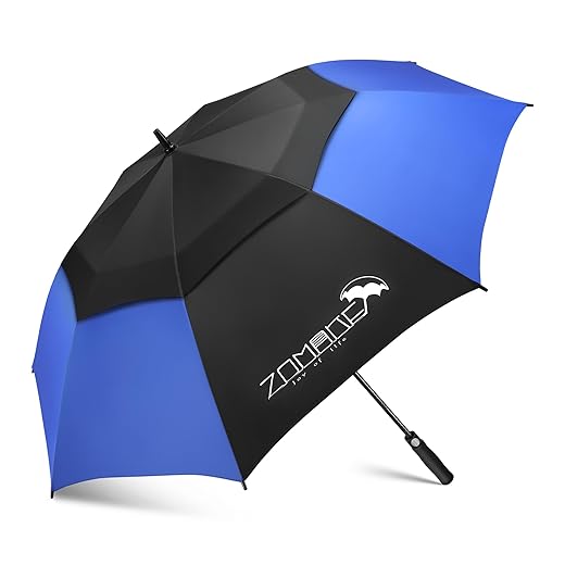 ZOMAKE Golf Umbrella 62/68 Inch – XL/XXL Golf Umbrella Large Size Storm Resistant Extra Large Wind Umbrella Golf Double Canopy for Men and Women