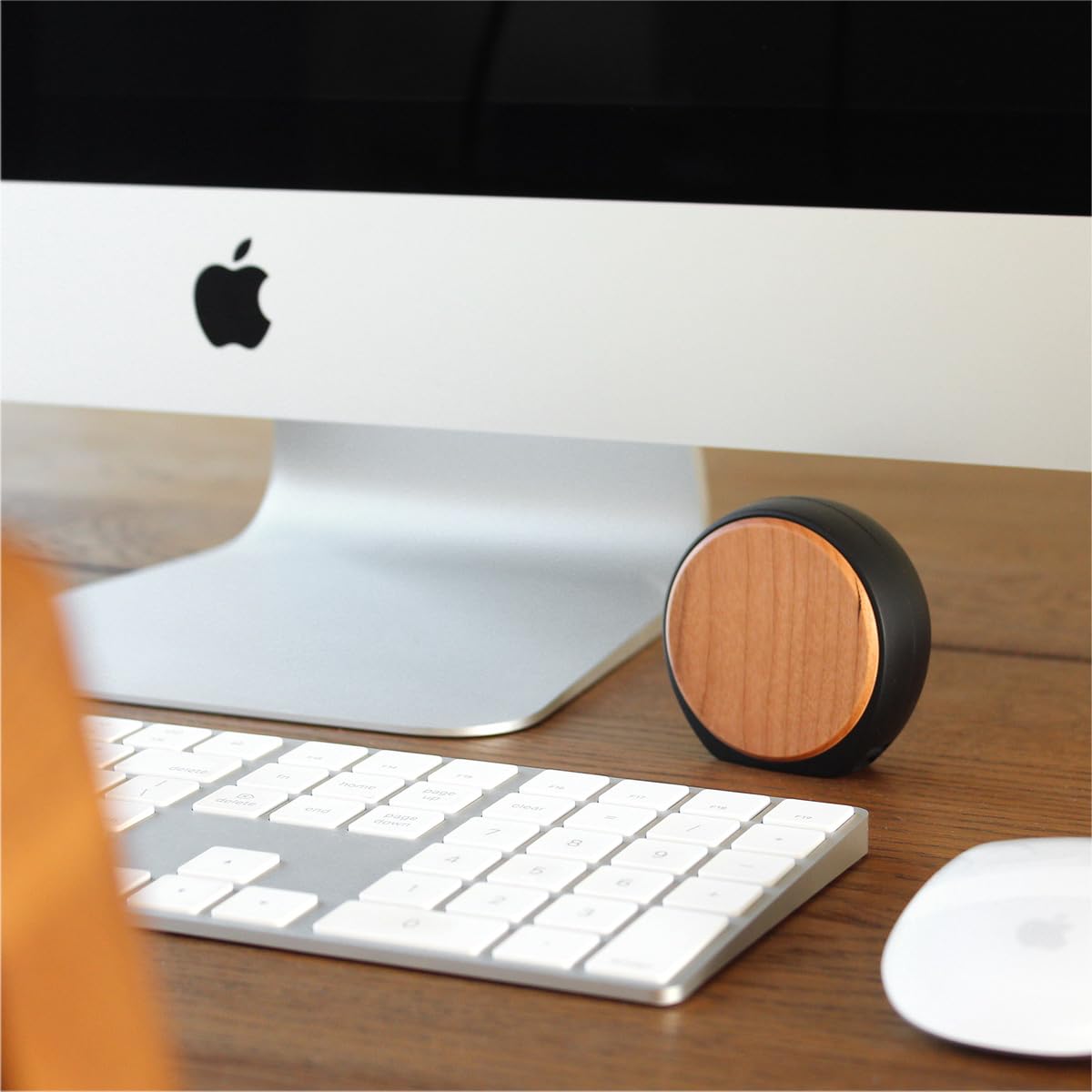 + Lumber by Hacoa PL002 misura, arresto automatico in legno naturale con nastro 3,7 m Walnut
