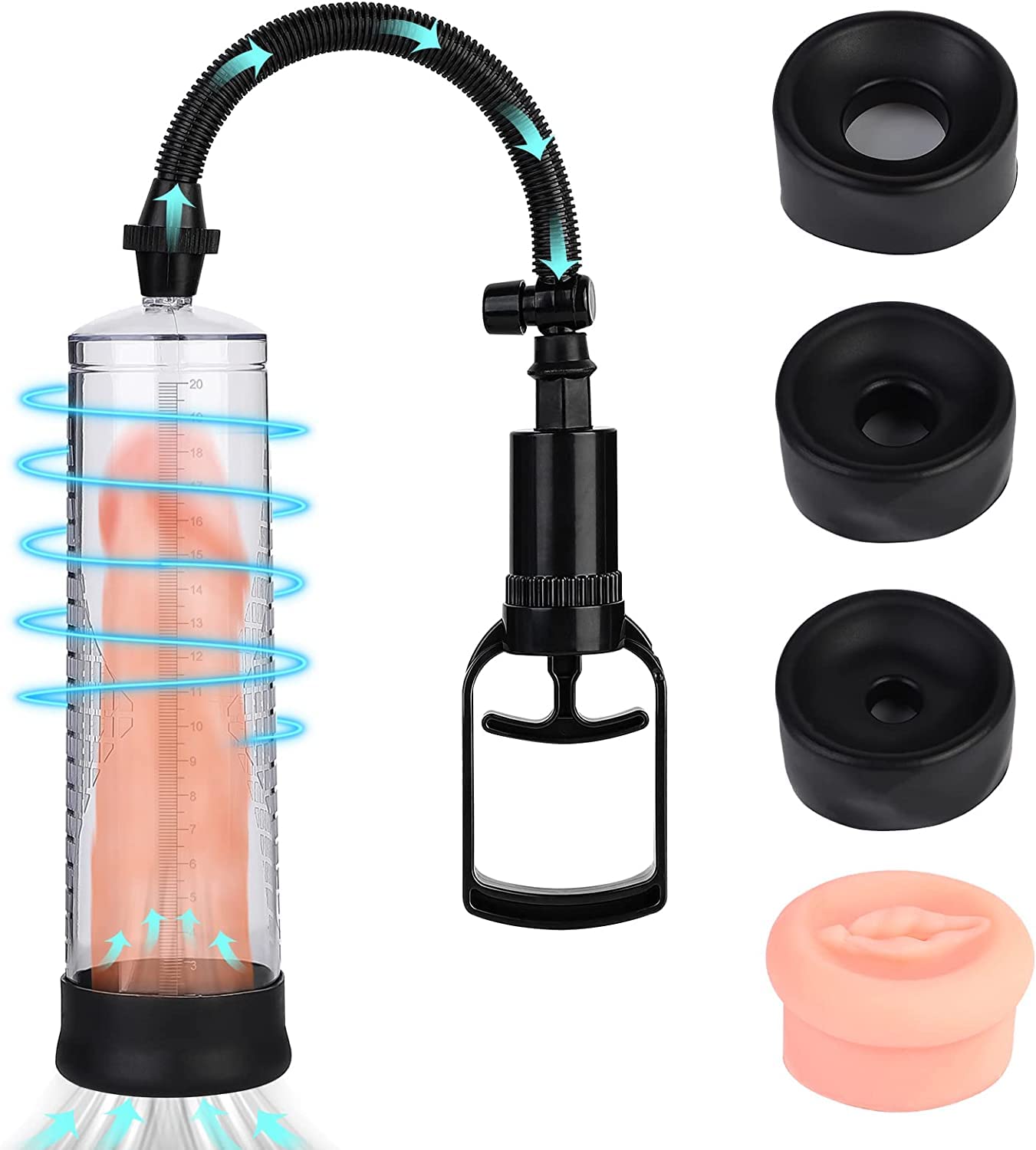 Electric Vacuum Penis Pump For Male Enhancement – Multi-Speed, Battery Powered, CE Certified