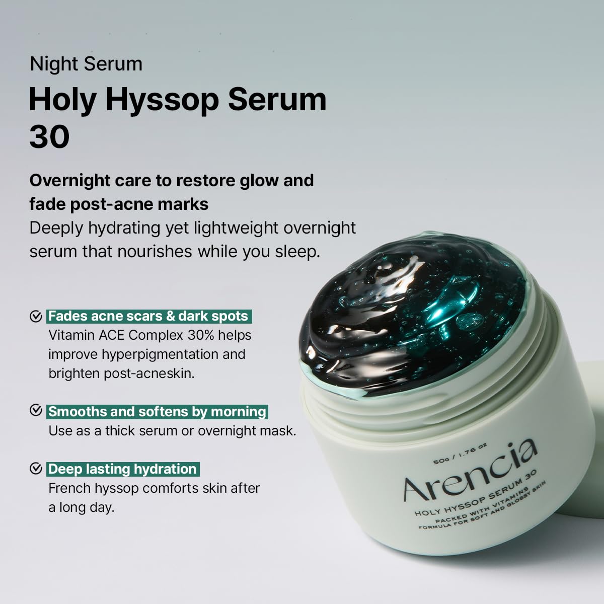 Arencia Clear Glow and Hydration Duo, 2-Step Skincare Set for Dark Spot Fading, Pore Cleansing and Glass Skin Radiance