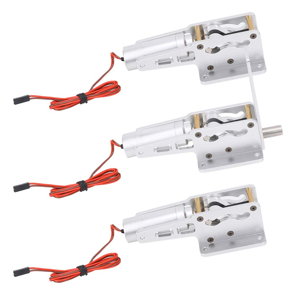 Controlador RC de Alta Precisión para Tren de Aterrizaje Telescópico con Funcionamiento Confiable para Modelos RC 1 Juego (Plata)