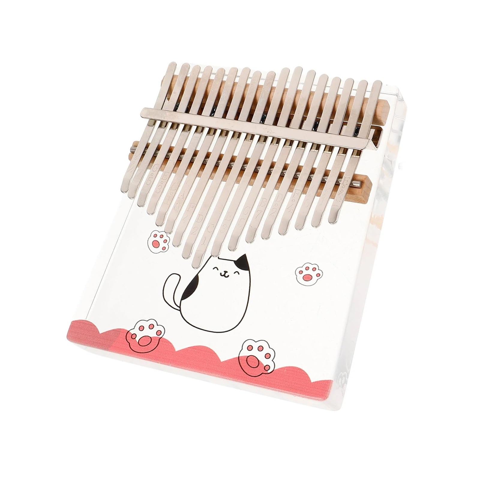 Una Marimba Compacta De 17 Notas Que Se Toca Con Los Dedos Un Instrumento Tradicional Con Una Sensación Clara Y Agradable. Kalimba Principiantes