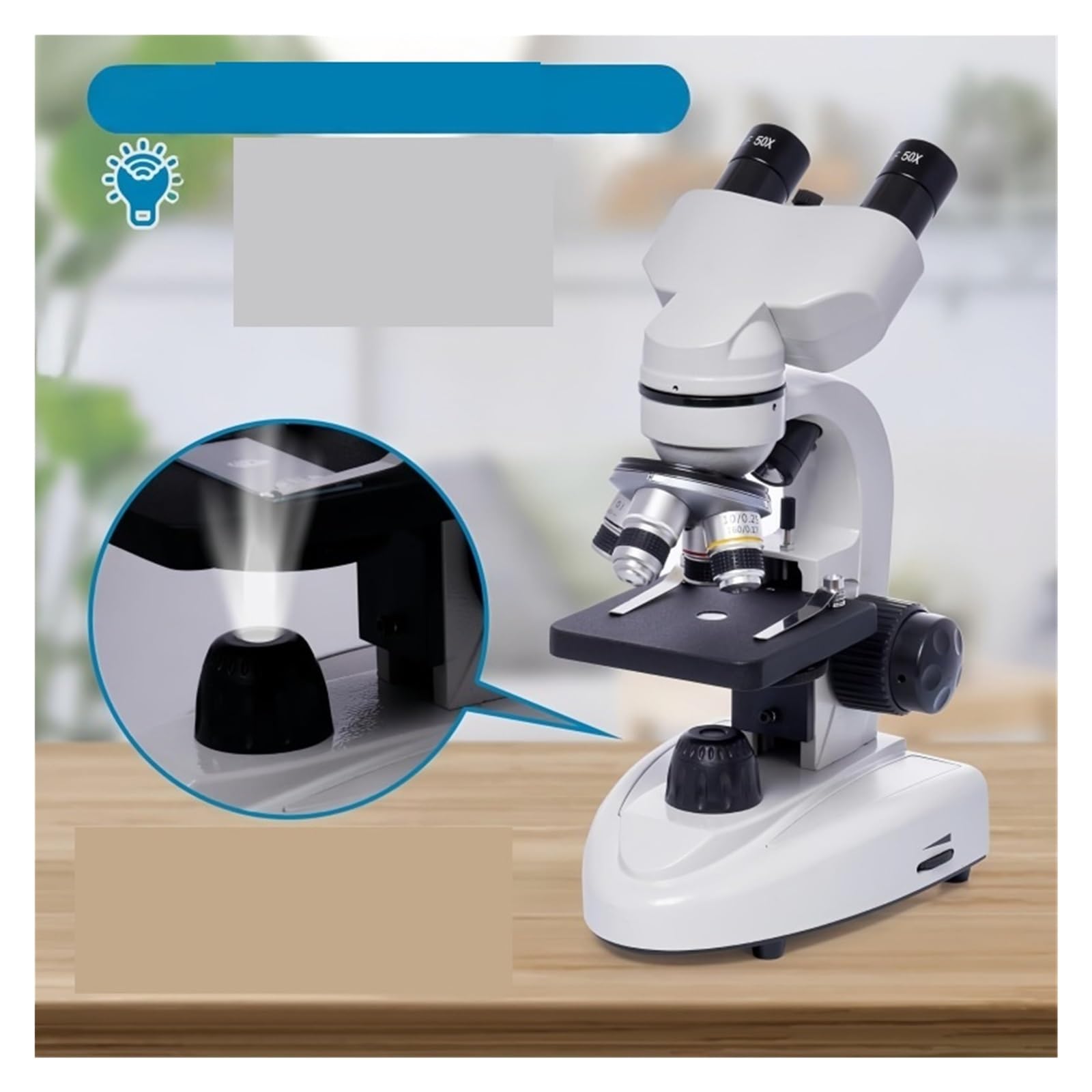 Mikroskop cyfrowy, Mikroskopia Biologiczna Zakres HD Cyfrowe Laboratorium Kompozytowe Z Okularem