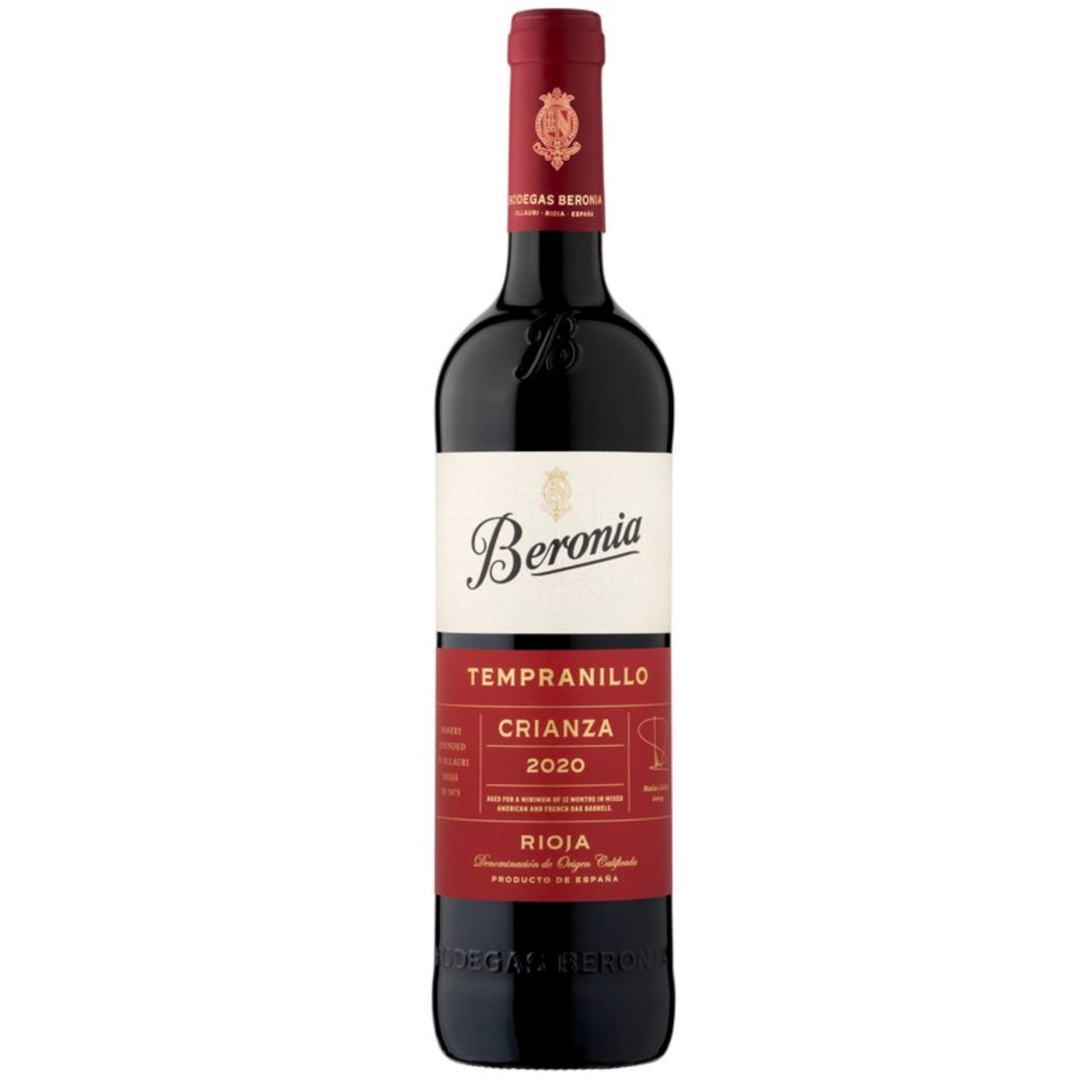 Beronia Rioja Crianza - Spanish Red Wine, 75cl Bottle