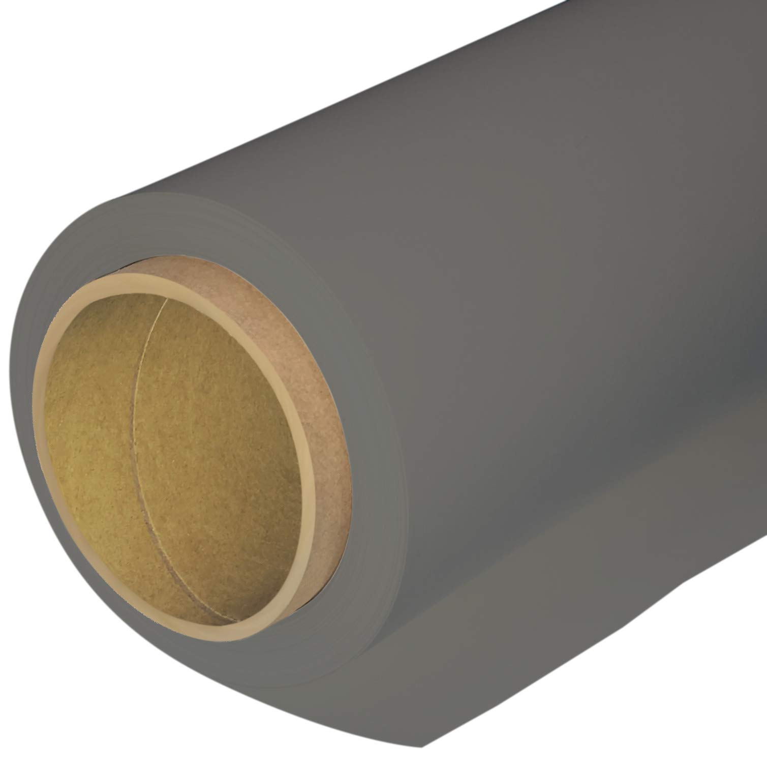 HUAMEIZOOM Seamless Photography Background Paper Roll, Grey Photo Paper Backdrop for Photography, Video and Streaming (107''x36' Neutral Grey)