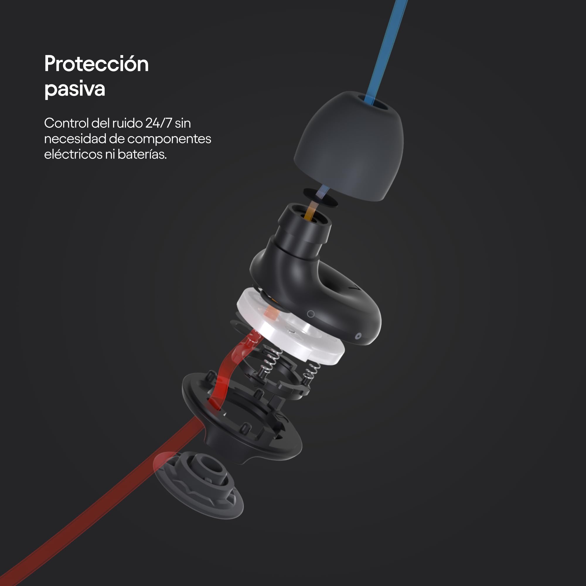 Tapones Loop Switch - Tapones antirruido con varios modos | Protección auditiva pasiva ajustable para la concentración, viajes, socialización y sensibilidad al ruido | Protección auditiva reutilizable