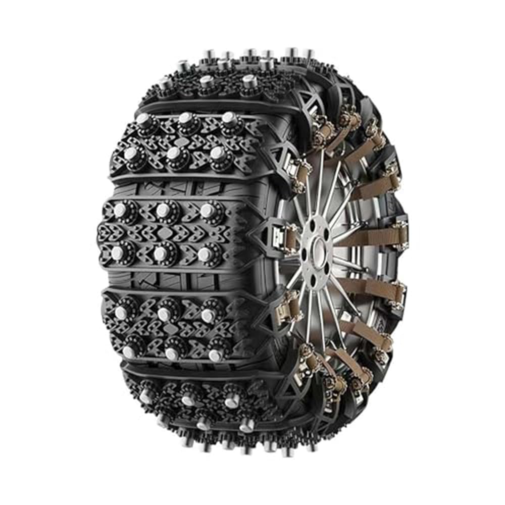 Cadenas Coche Nieve para Smart #1 2023-pr, Austables Antideslizante Cadenas, Instalación Rápida, para Carreteras con Hielo y Nieve, Cadenas Nieve,B-6PCS