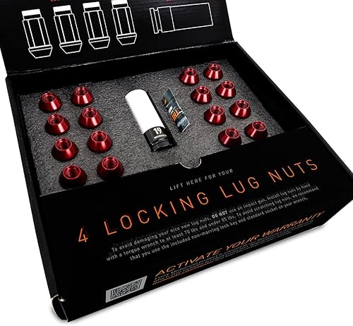 Miniatura 6 de Mishimoto MMLG-15-20LNC Tuercas de bloqueo de aluminio M12x1.5, juego de 20 piezas, cromo Neo