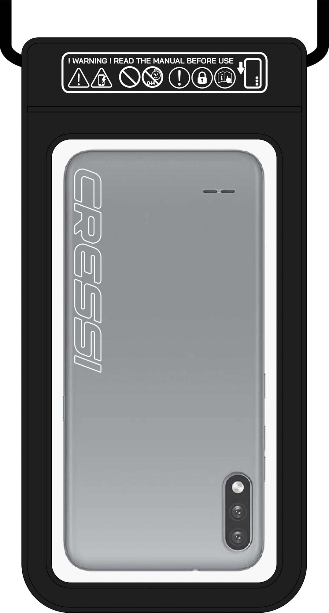CRESSI Jimmy o Johnny Phone Case - Custodia Impermeabile per Cellulare, 7'', Adulto Unisex