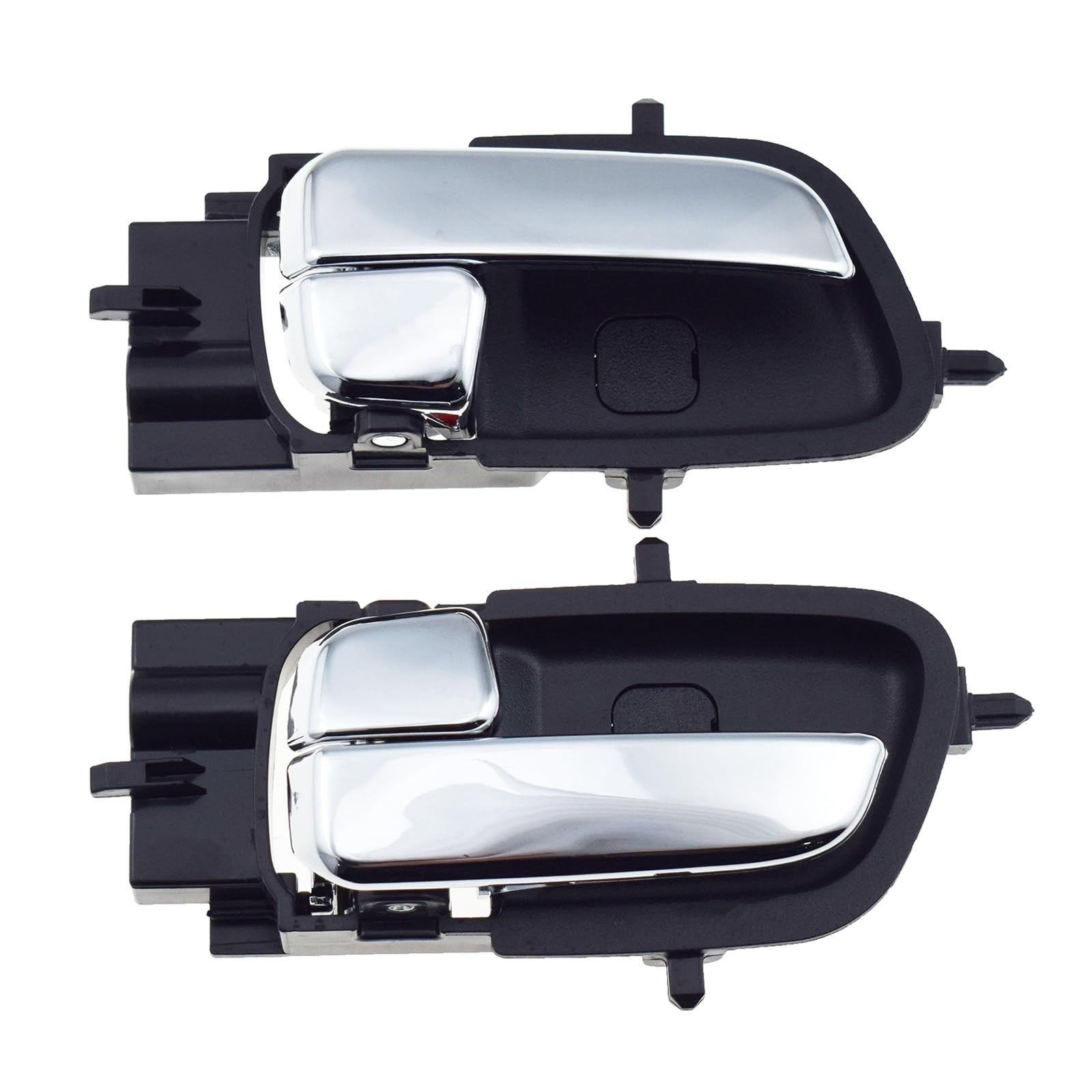Byskjz One Color Car Inner Door Handle For Hyundai For I20 2008 2009-2015 Car Interior Door Handle Left Right Chrome 826101J000 826201J000 82610-1J000 82620-1J000(Left Right 2Pcs)