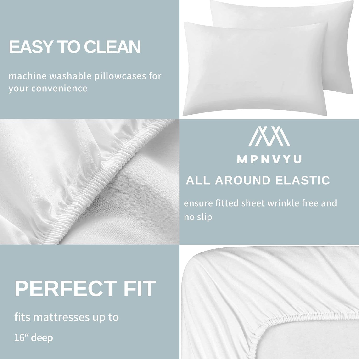 Rose Sheets Twin Size, Floral Pattern Sheet Set, Soft Microfiber Wrinkle Free Bedding Sheets & Pillowcases 3 Piece, Bedroom Decor Bed Sheets with 16 Inch Deep Pocket