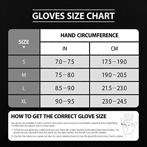 image for CHICMODA Women's Men's Weight Lifting Gym Gloves with 18
