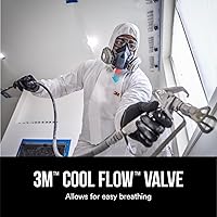 Vista 6 de 3M Máscara respiradora para pintor profesional