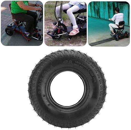 Miniatura 4 de 2.80/2.50-4 Movilidad Scooter Rueda Neumático Neumático Eléctrico Silla de Ruedas Neumáticos Movilidad Scooter Herramienta Accesorio de Reemplazo