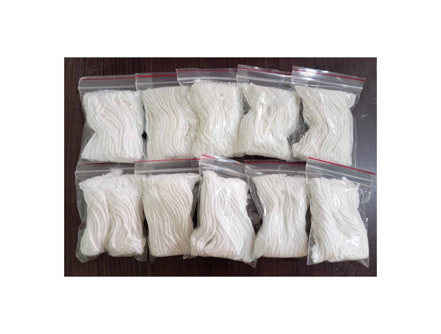 Yuktha White Pack Of 1000 Pieces Long Cotton Wicks | Diya Batti For Pooja | Colour - | Length - 3 Inches(Yuktha Eternals)