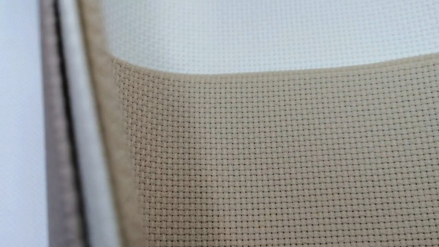 Image of 12 inch x 18 inch by 3 Pack 14CT Counted Cotton Aida Cloth Cross Stitch Fabric (Antique White +Coffee+Khaki)