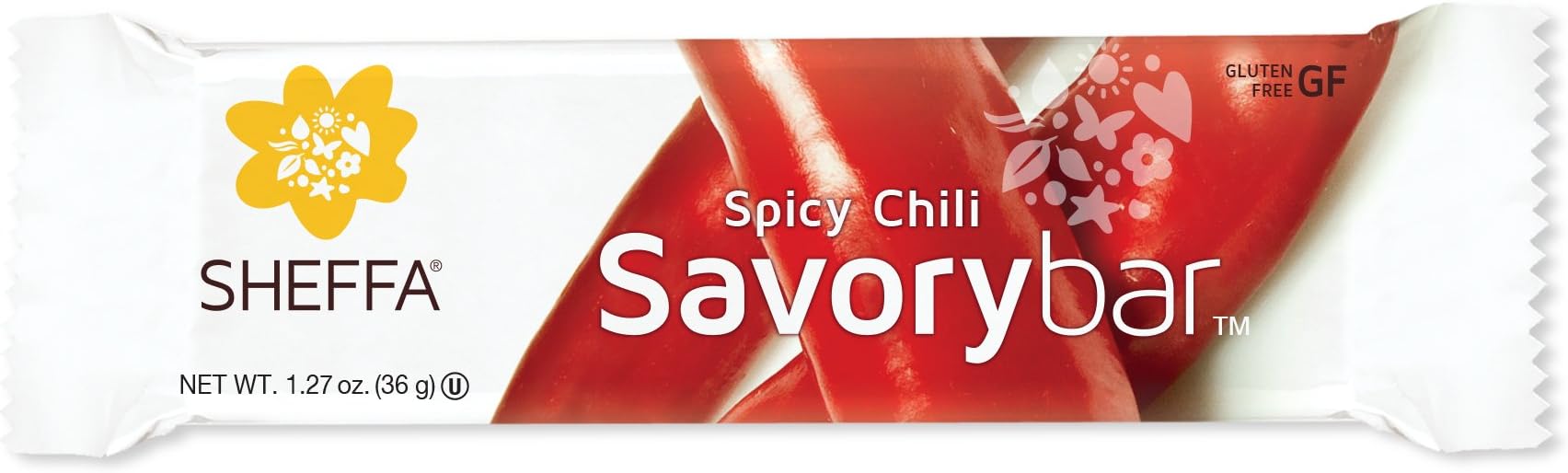 Sheffa Savory bar, Spicy, 1.27 oz (Pack of 12)
