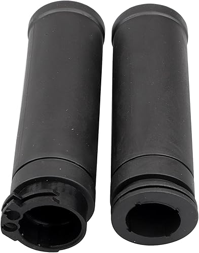 Miniatura 4 de 1 par de manillar de goma negro de 1 "0.984 in para Harley Road King Electra Glide Sportster XL 1200 883 Dyna Softail Fat Boy