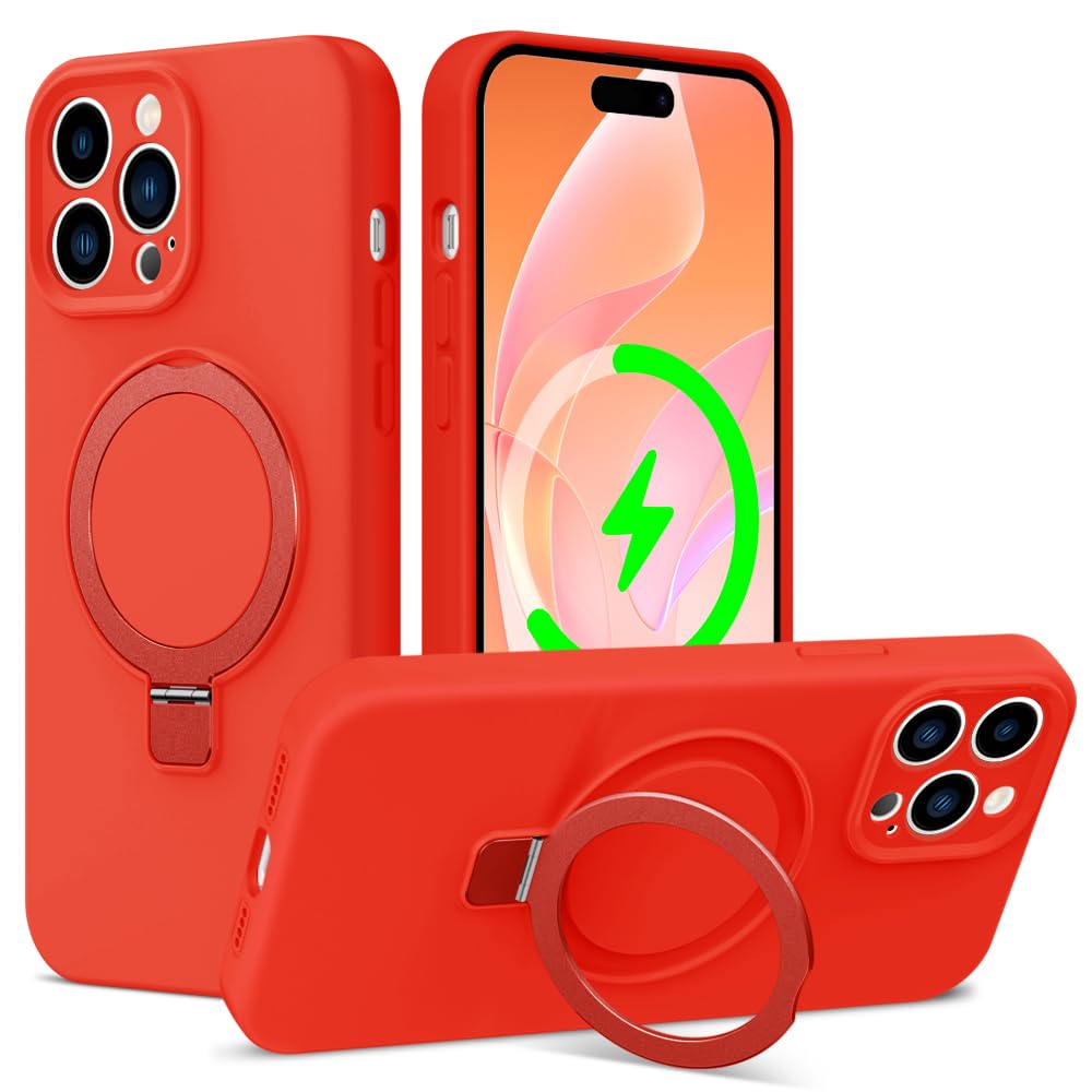 Coque silicone iPhone 14 Pro Max STERKER rouge magsafe - 8