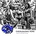 Cheerleading Pom Poms, High-Quality Plastic Pom Poms for Royal Blue & Silver Team Spirit Cheering, Cheerleader Pom Poms for Dance Performances