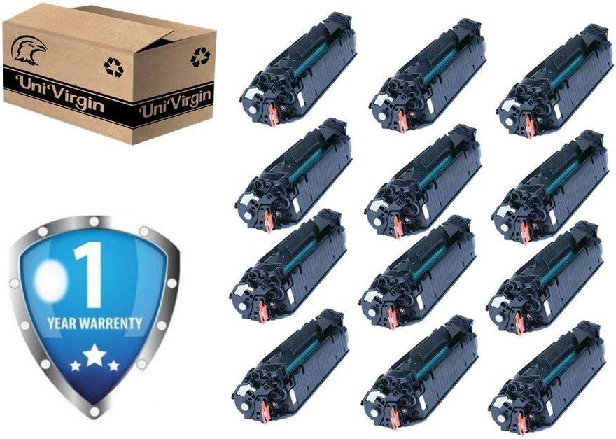 Compatible Toner Cartridge Replacement for HP 78A CE278A Toner Compatible with Laser Jet Pro P1606dn, M1536dnf, P1566, P1560, P1606, M1536 Printer (Black, 12 Pack)