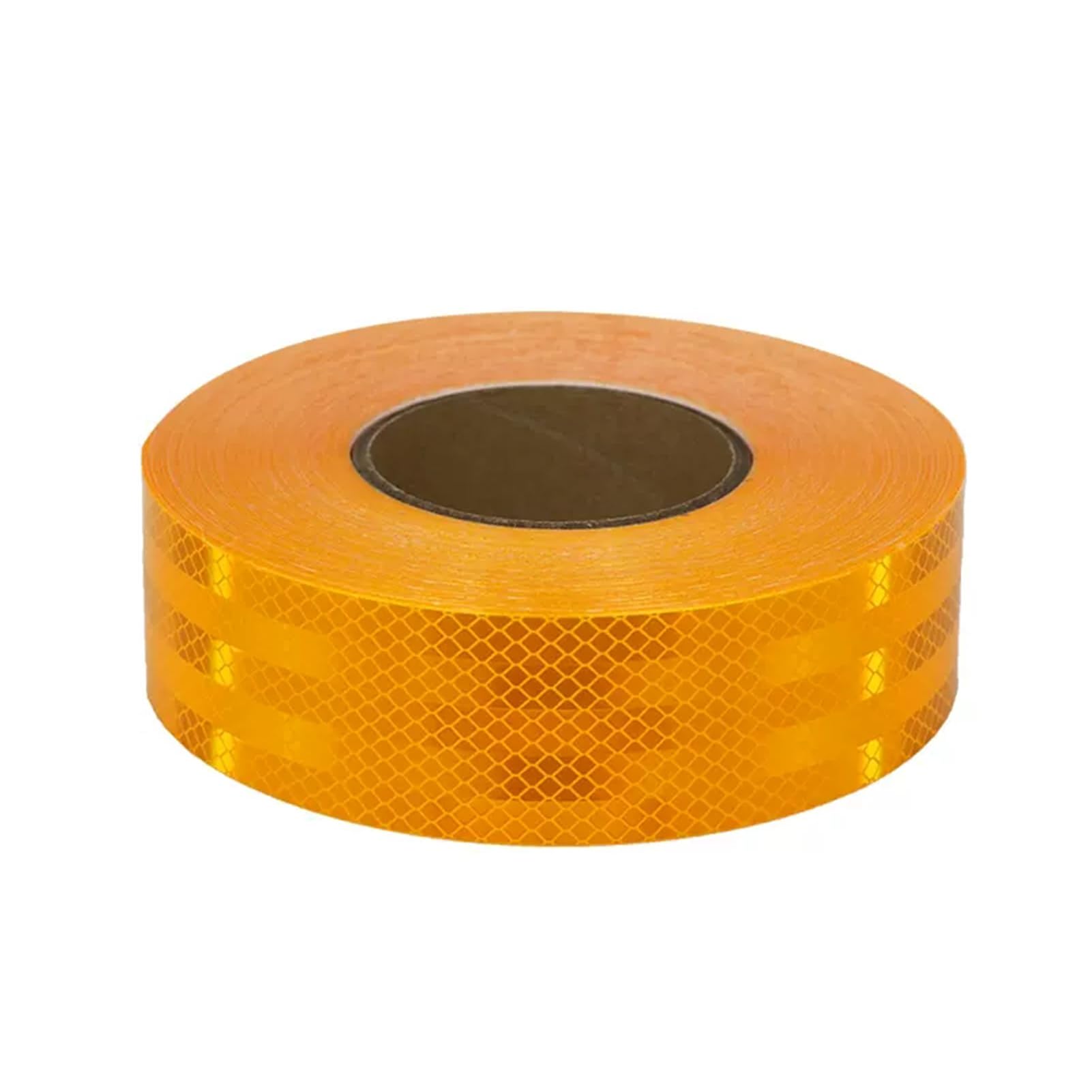 Cinta reflectante de señalización de peligro, Cinta de seguridad de advertencia reflectante de diamante, multicolor, 45m x 5cm, for bicicleta, motocicleta y coche(Yellow)