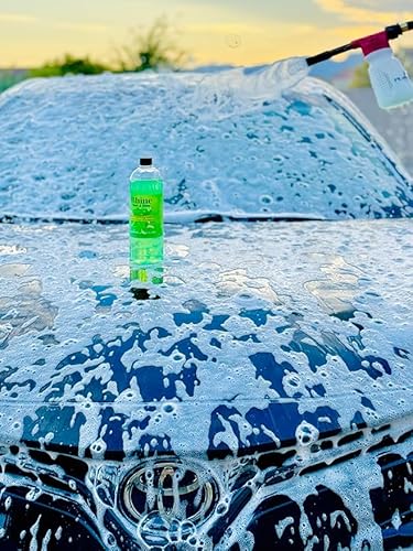 Plant-based Eco-friendly Car Wash Soap, Non-Toxic, Moderate-Foam Concentrated Professional Car cleaning soap (16 Fl Oz, 16, Fl Oz)