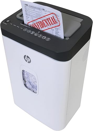 Miniatura 7 de HP - Trituradora de papel micro corte, alimentación automática de 80 hojas, tritura tarjetas de crédito y grapas, trituradora de papel resistente
