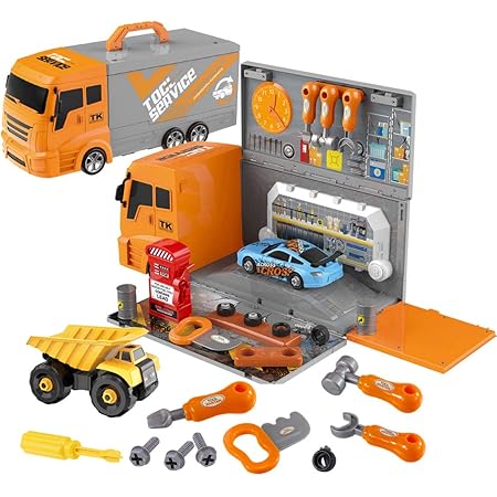 Amazon Wtor Diy 車 おもちゃ ねじねじ 49ピース 組み立ておもちゃ 車セット 子供玩具 知育おもちゃ 知育玩具 男の子 女の子 誕生日プレゼント クリスマス 贈り物 出産祝い 大工さん おもちゃ