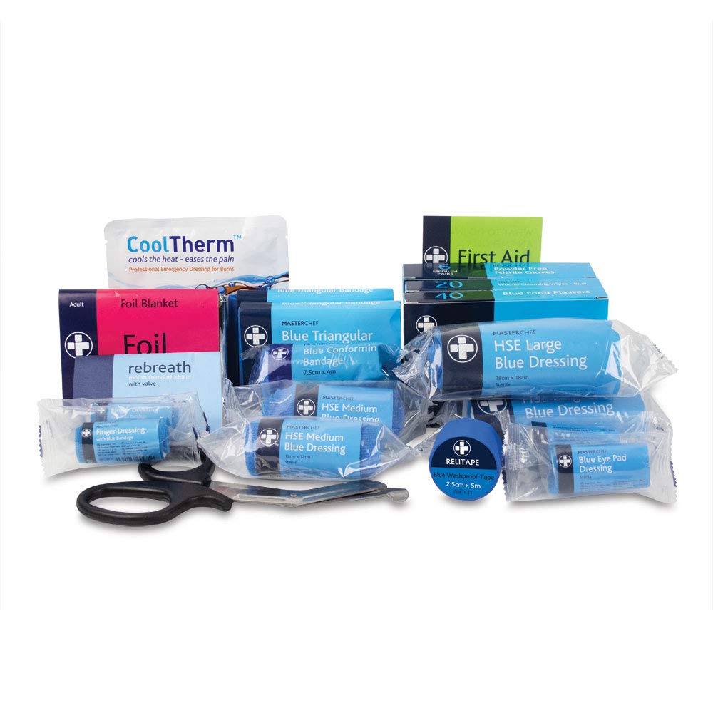 Reliance Medical Blue Refill For Masterchef Catering Bs8599-1 First Aid Kit Small