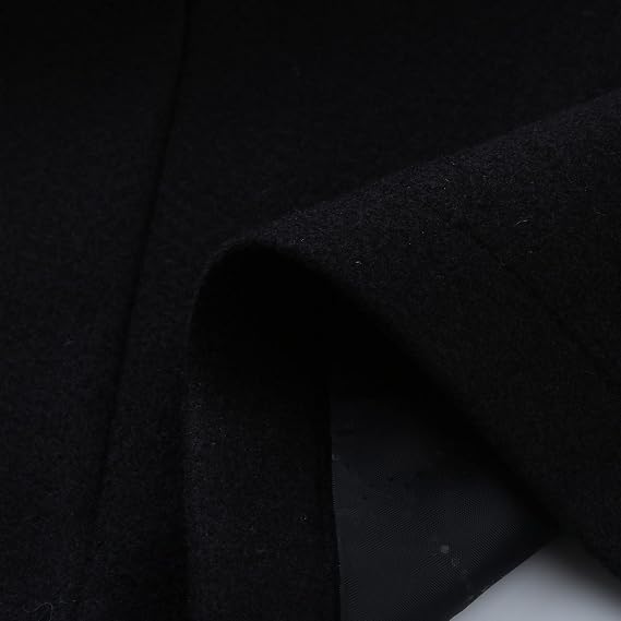 Long Trench Coat Men Uk Regular Fit Military Winter Trench Coat Slim Fit Full Length Casual Overcoat Winter Casual Double Collar Pea Outerwear