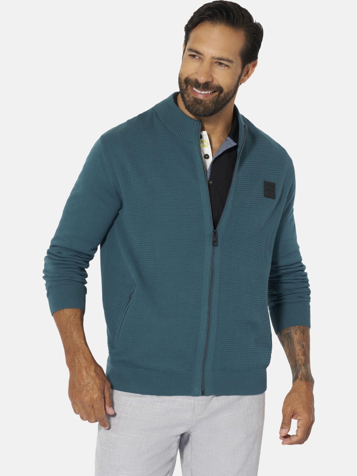 Jan Vanderstorm Homme Gilet en Maille Ingar