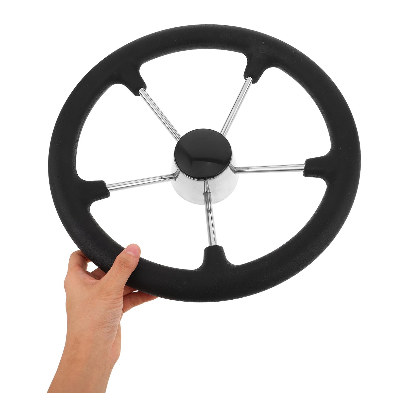 Timone per Yacht in Acciaio Inox 13,5 Pollici Nero