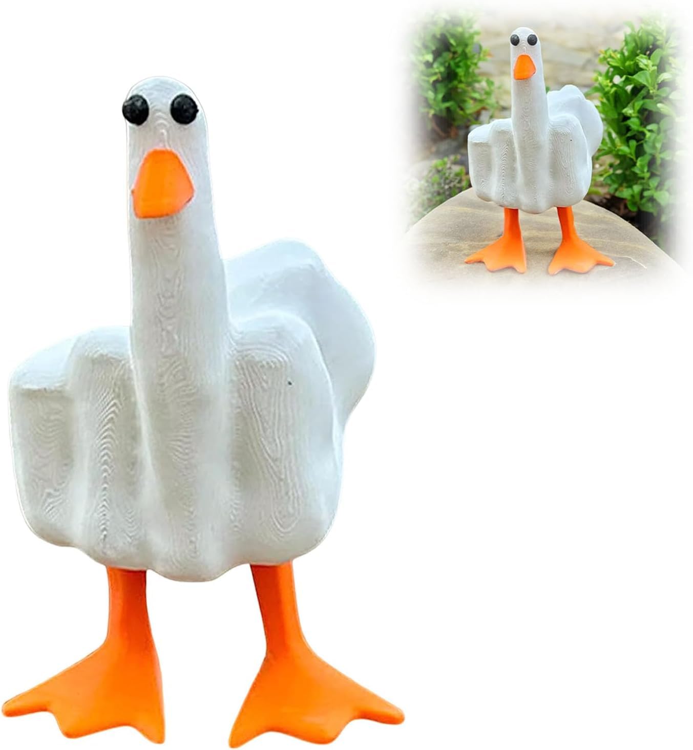 Amazon.co.jp: インテリア雑貨 カーテン置物 レジン製 duck you