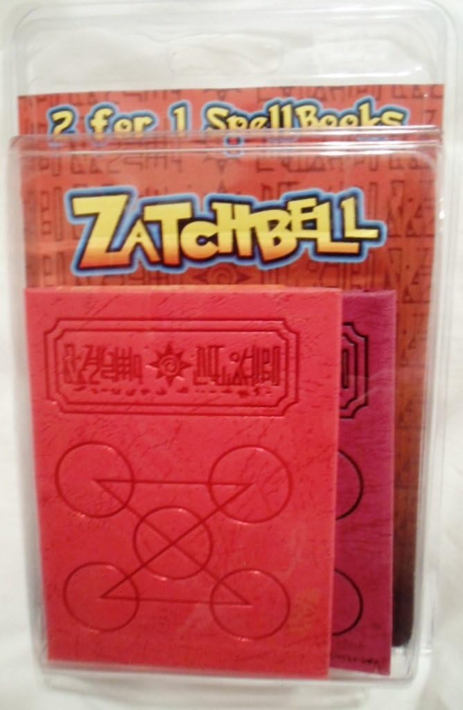 Zatch Bell 2 for 1 Spell Books Zatch Zofis Red Purple (The Card Battle)
